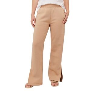 Pact Courtside Classic Sweatpant Women's Size Large Ginger Root Straight Leg NWT